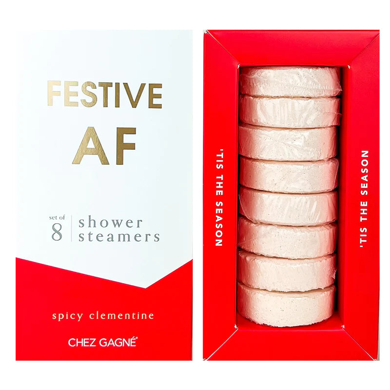 festive af shower steamers