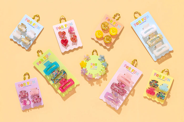 for fun X taylor elliott claw clip sets