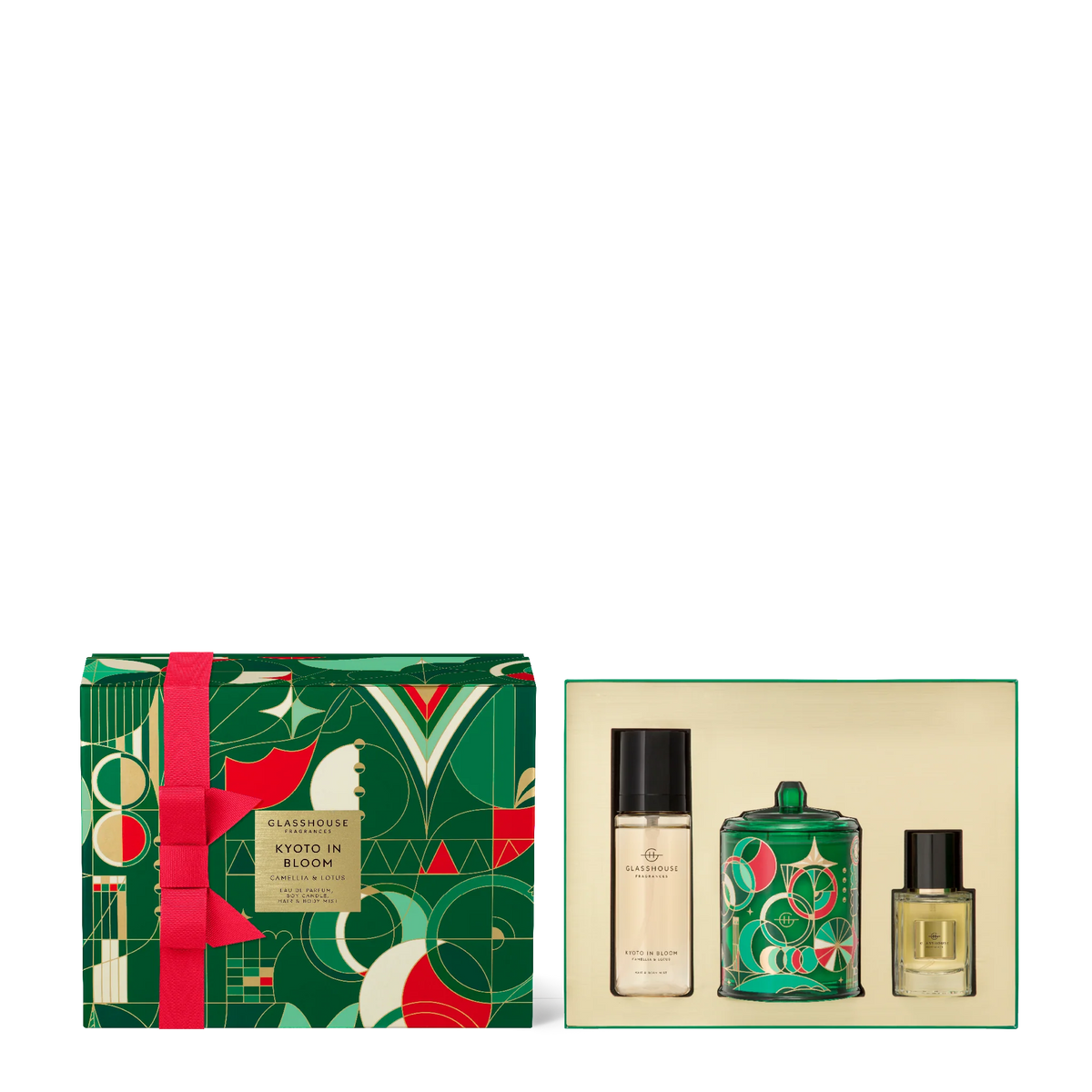 glasshouse | kyoto in bloom fragrance gift set