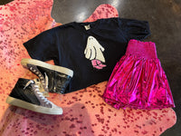 sequin ghost w/ pink boots
