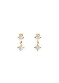 mattie pave stud earrings