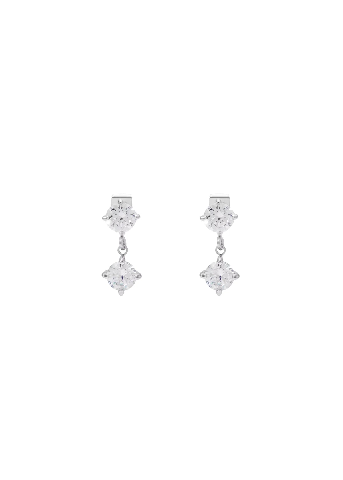 mattie pave stud earrings