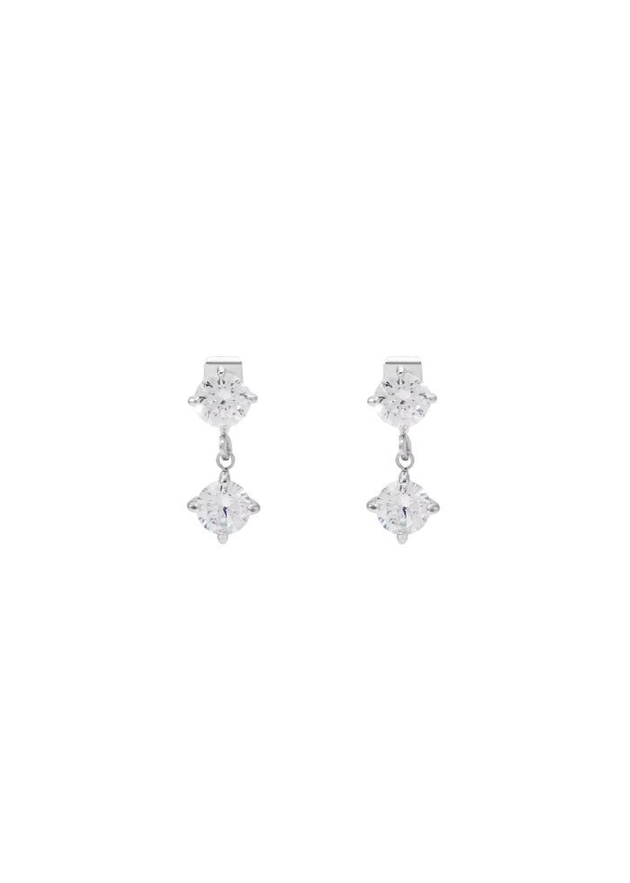 mattie pave stud earrings