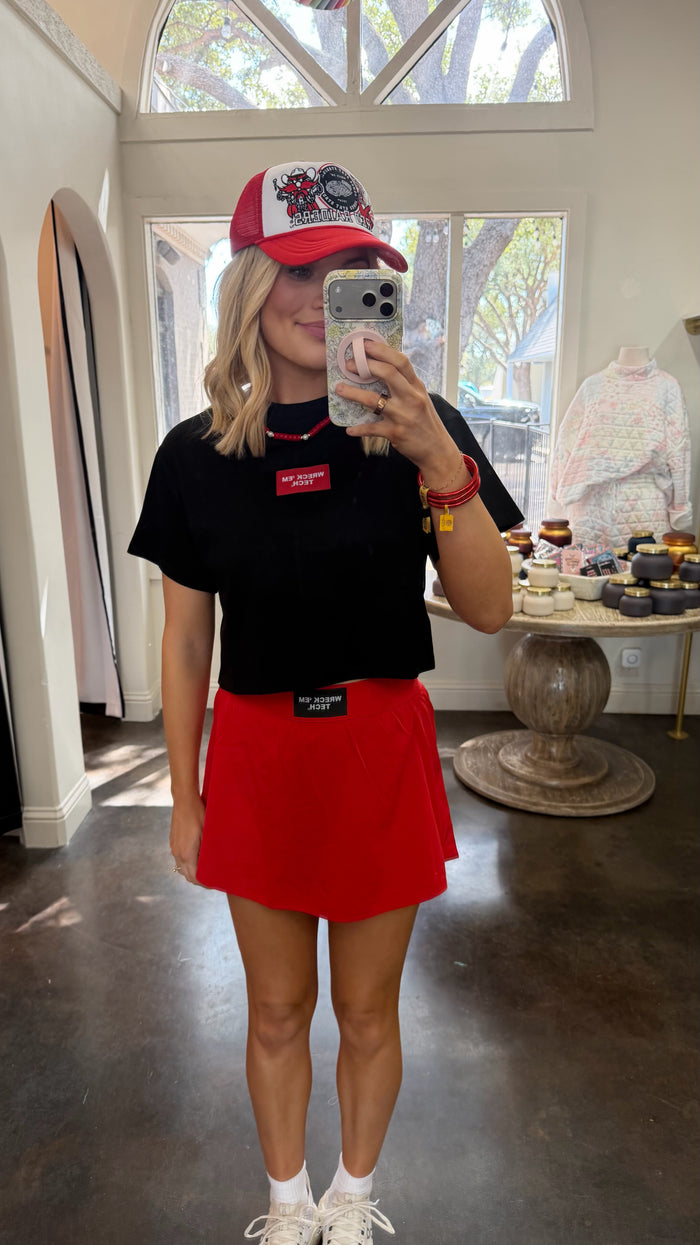 wreck em label tee