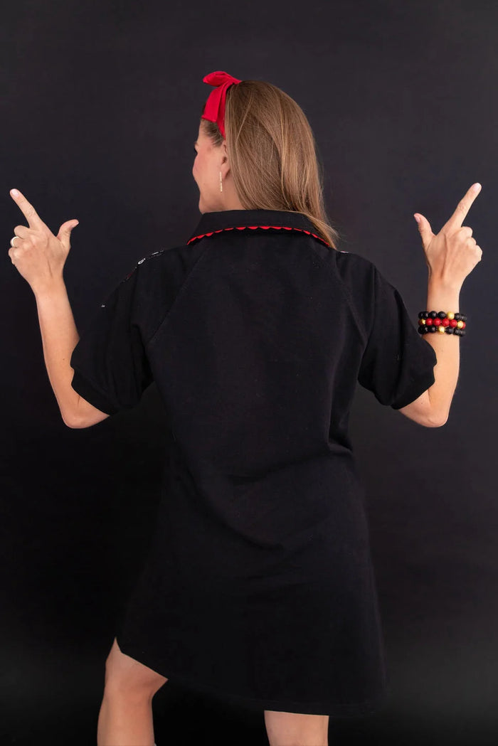 texas tech logo patch dress