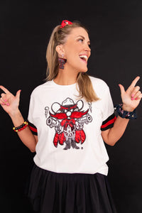 texas tech sparkle logo tee