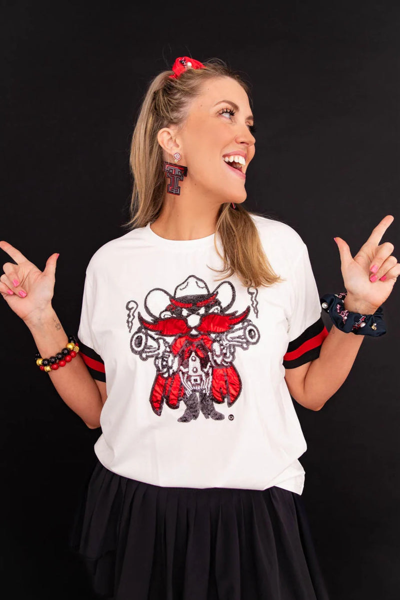 texas tech sparkle logo tee