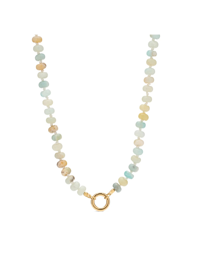 hjane carabiner beaded necklace