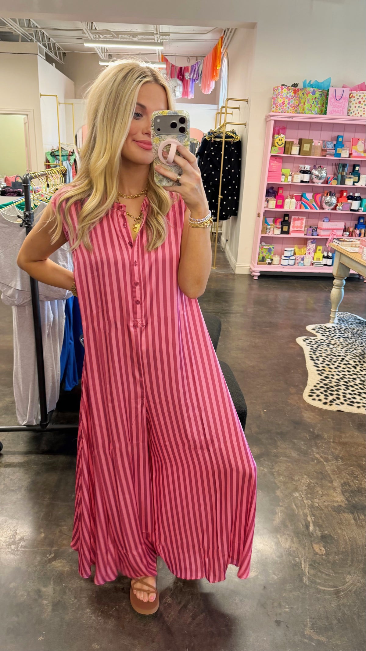 happy lines striped romper