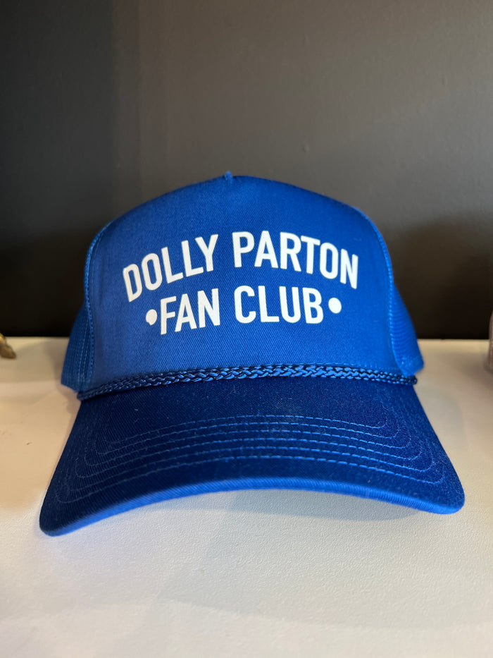 dolly parton fan club trucker hat