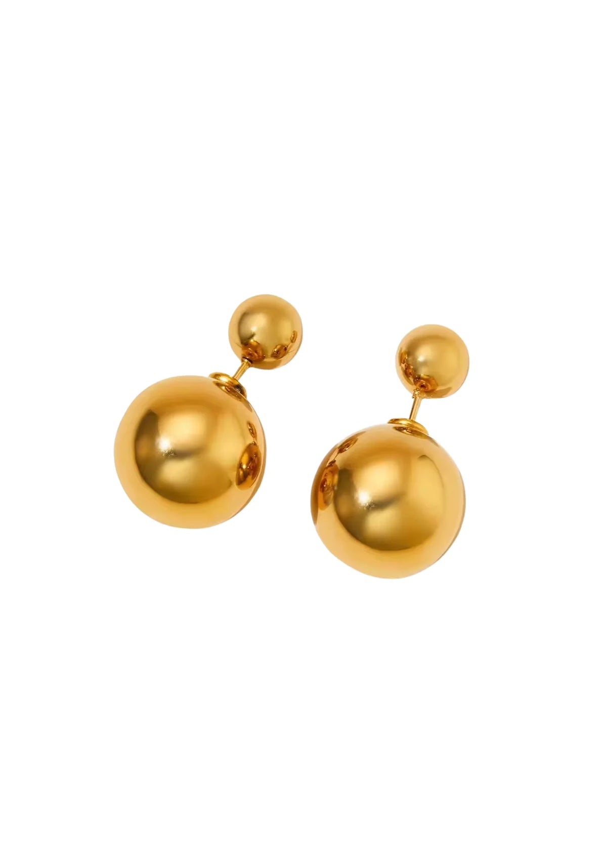 elliotte gold stud earrings