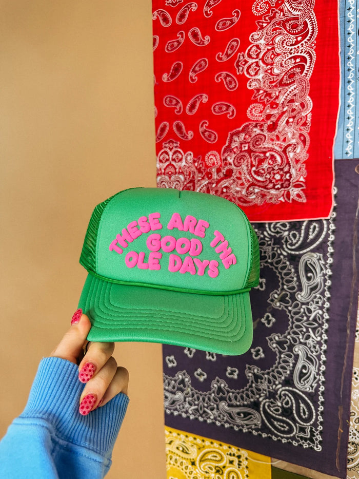 good ole days foam trucker hat