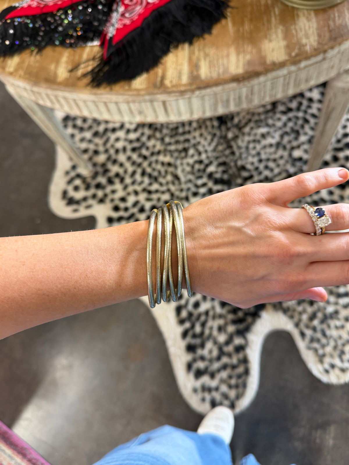 BuDhaGirl | etoile lumine all weather bangles | set of 6