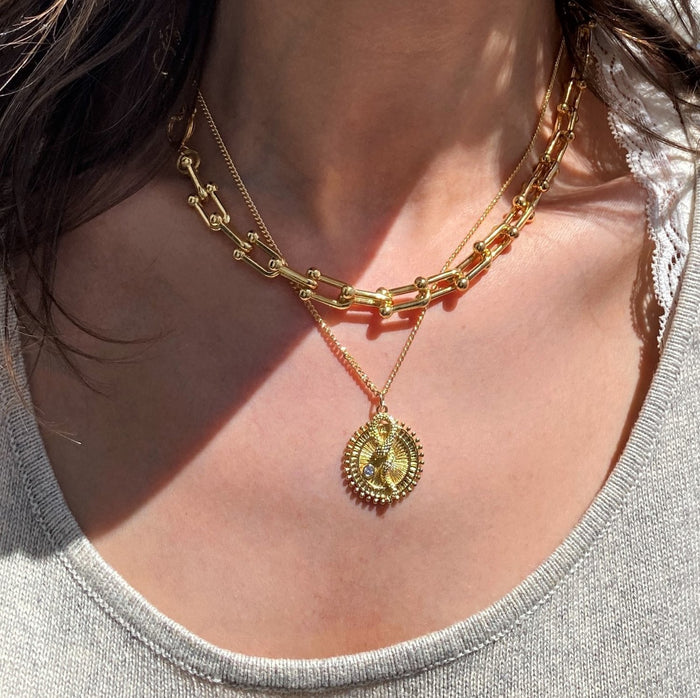 Rachel Nathan | queen snake necklace