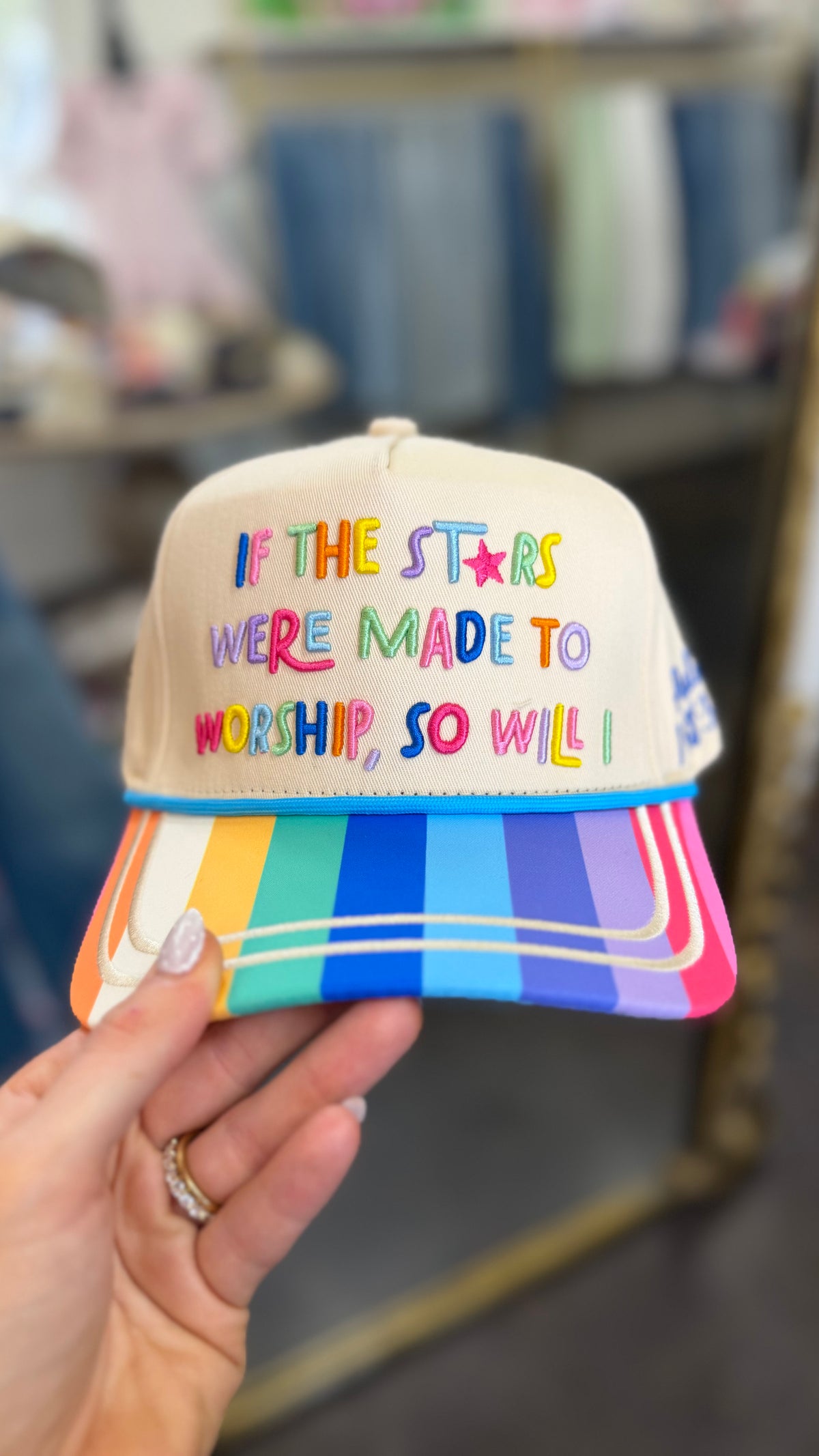 if the star were made trucker hat