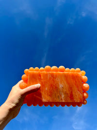 daphne acrylic clutch