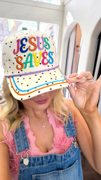 jesus saves trucker hat