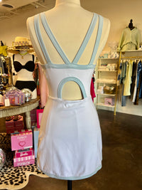 zephyra dress | marina blues colorblock