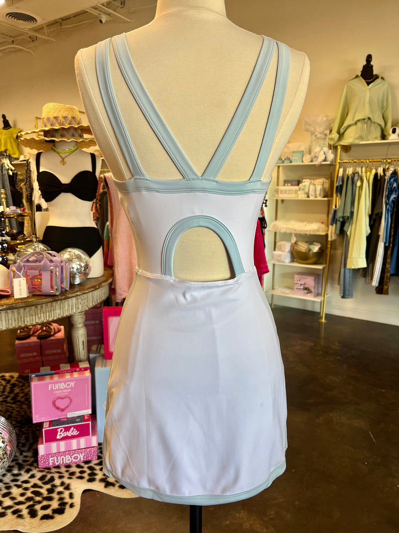 zephyra dress | marina blues colorblock
