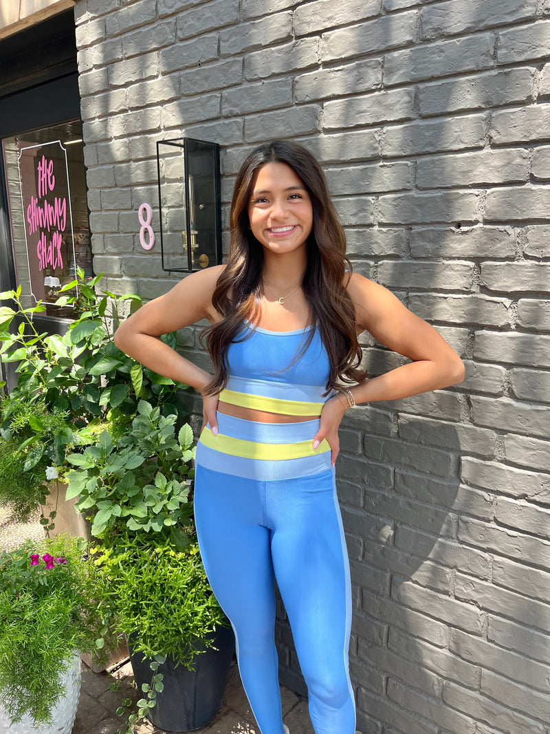 mariella leggings | marina blues colorblock