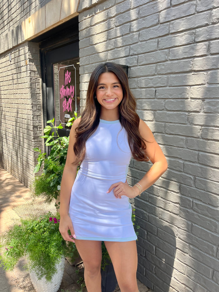 zephyra dress | marina blues colorblock