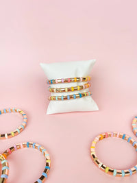 goldie rainbow tile bracelet