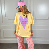 all you need is love tee
