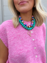 bring you joy sleeveless cardigan