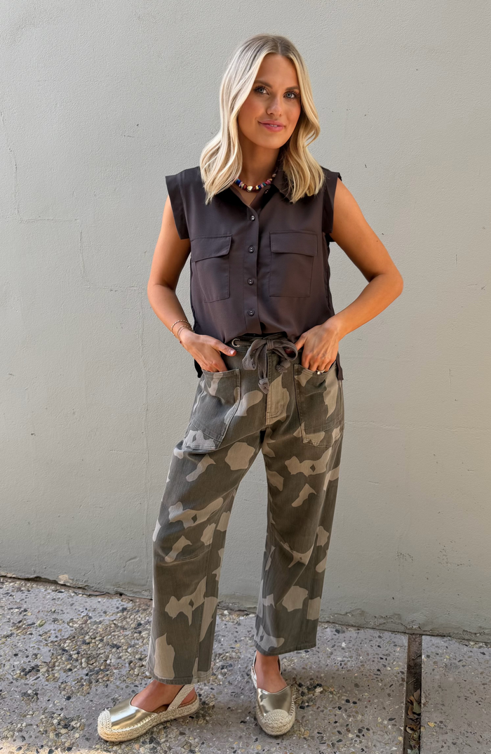 making camo chic cargo pant