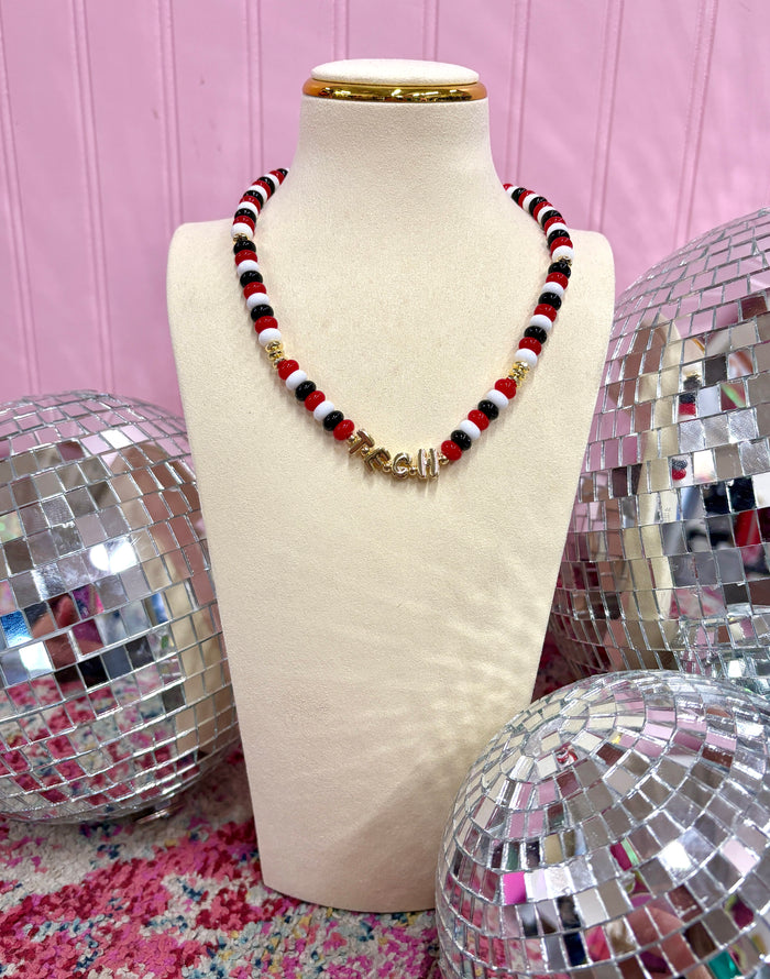 tech spirit beaded necklace