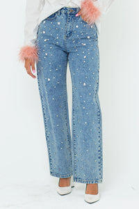 harley embellished denim