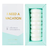 I need a vacation shower steamers