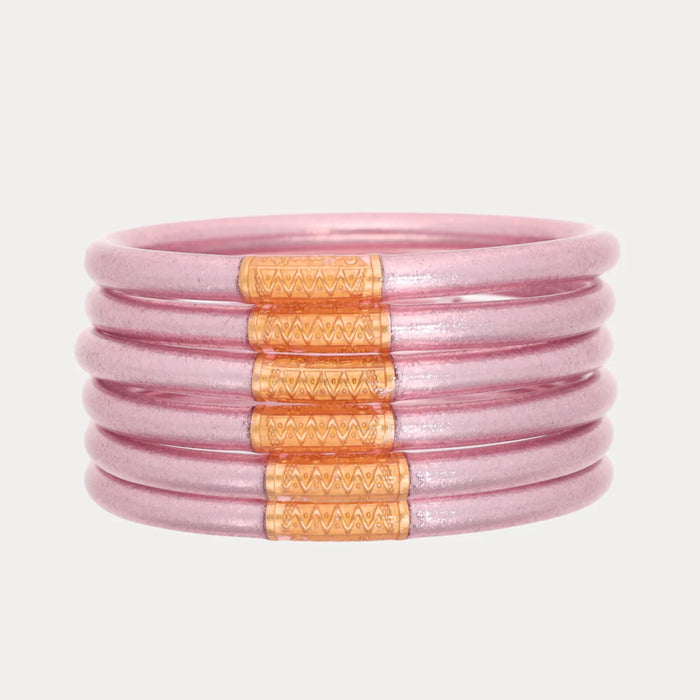 BuDhaGirl | ice rose all weather bangles | set of 6