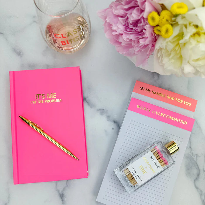 wildly overcommitted notepad