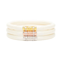 BuDhaGirl| ivory three kings all weather bangles | set of 3