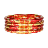 BuDhaGirl | koi rouge all weather bangles | set of 4