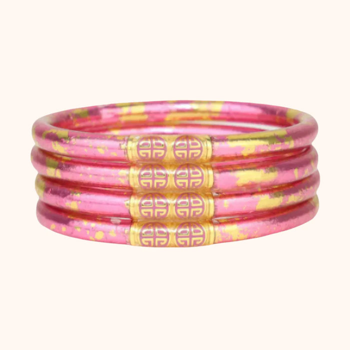 BuDhaGirl | koi rose all weather bangles | set of 4