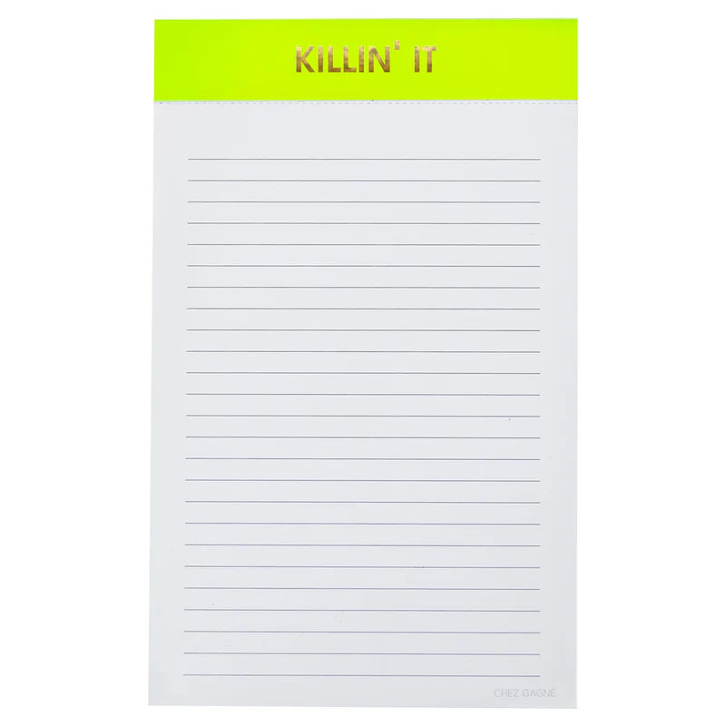 killin' it notepad