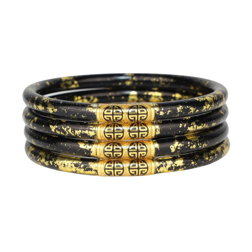 BuDhaGirl | koi noir all weather bangles | set of 4