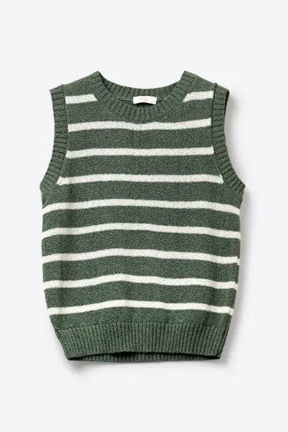 all i want striped sweater tank