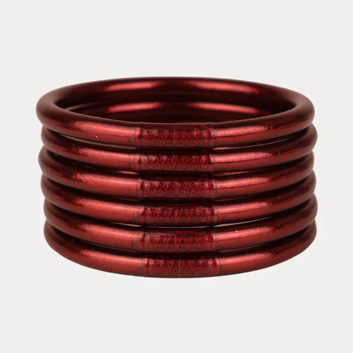 BuDhaGirl | merlot all weather bangles | set of 6