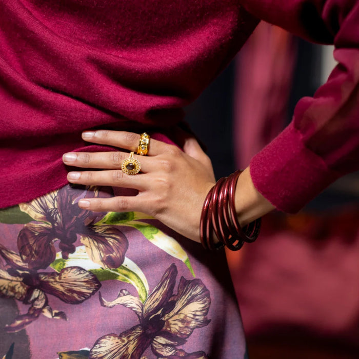 BuDhaGirl | merlot all weather bangles | set of 6