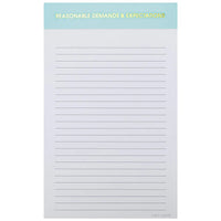 reasonable demands notepad