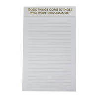 good things come notepad