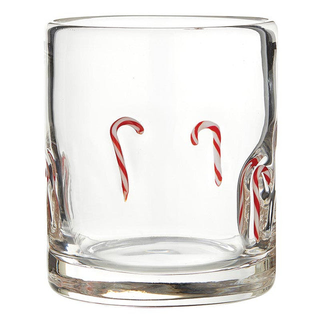 DOF candy cane icon glass