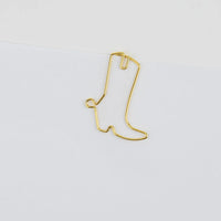 cowboy boot paper clips | pack of 25