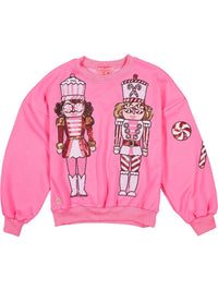 nutcracker queen sequin crewneck