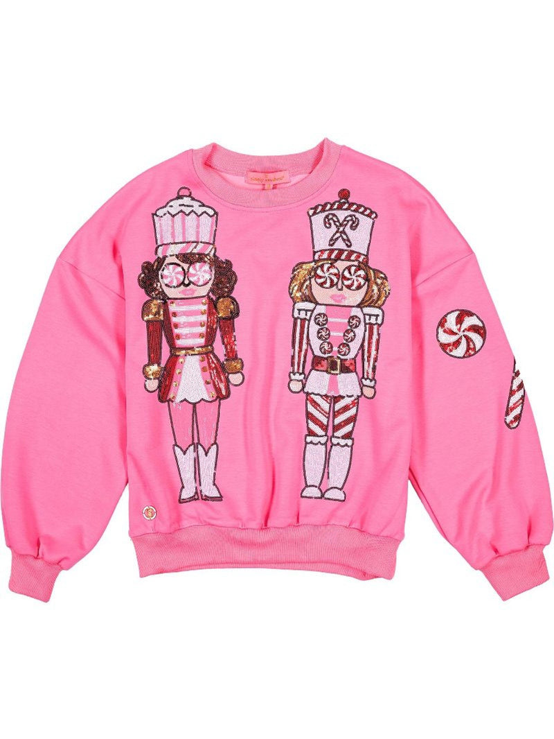 nutcracker queen sequin crewneck