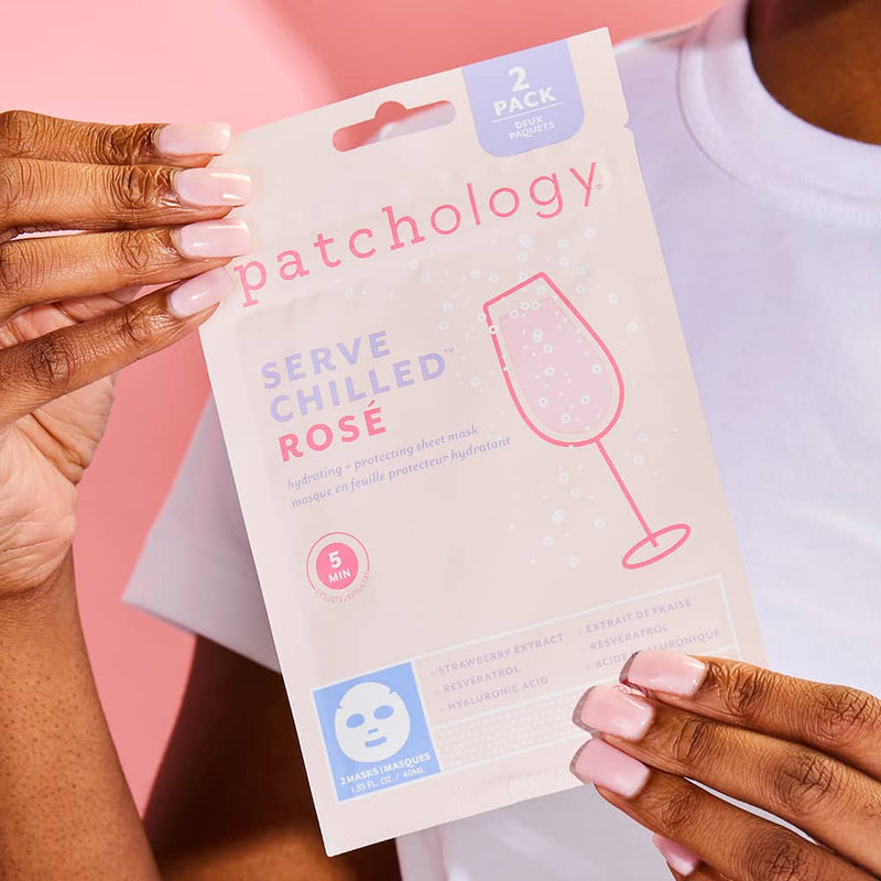 serve chilled rose | sheet mask 2pk