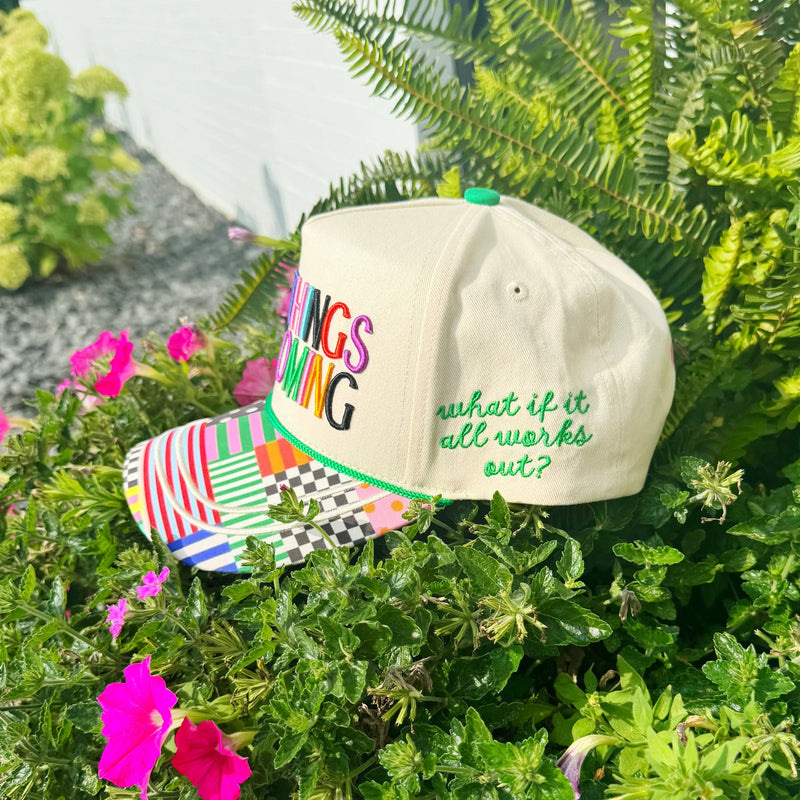 good things are coming trucker hat